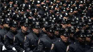 New York City Police Officers in 2014. 
