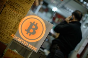 BitCoin accepted sign in Hong Kong. 2015