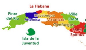 Map of  Cuba’s Mayabeque province-Wikipedia Commons