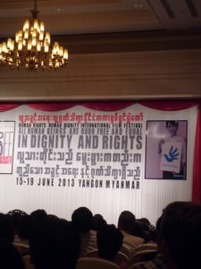 Human Rights Human Dignity International Film Festi9val at Traders Hotel, Yangon Myanmar
