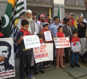 London - JKNIA Protest against Human Rights Violations in Jammu Kashmir