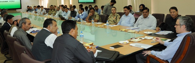 JK Chief Minister, chairing hajj Meeting at Srinagar-Scoop News