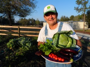 Dr. Edward Kondrot's Organic Garden located at his Healing The Eye & Wellness Center