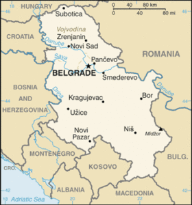 Serbia-map