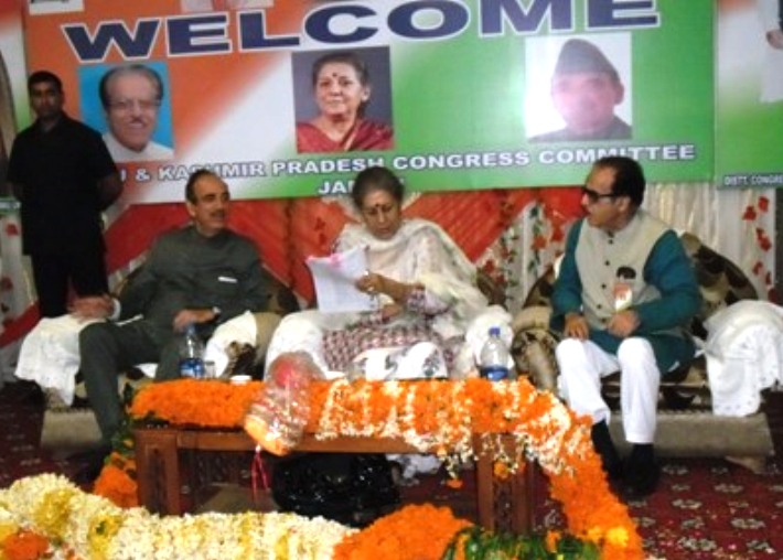 Ambika Soni,Azad, Soz  at One Day Convention of JJKPCC-Scoop News