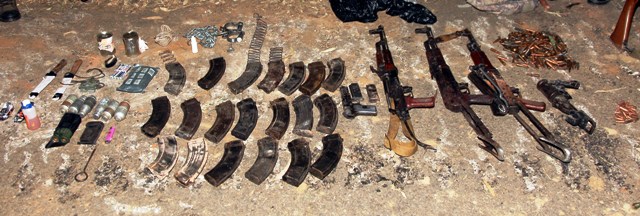 Arms & ammunition recovered from Slain Militants-Scoop News