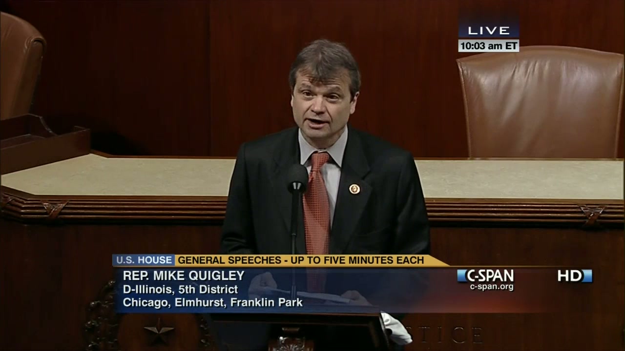 "Please accept a victory and restart the government so we can get back to the real work of this body", said Rep. Quigley. 