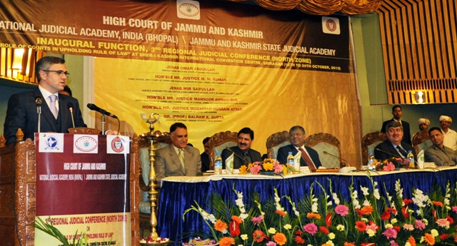 JK CM Addressing 3rd North Zone Judicial Conference-Scoop News