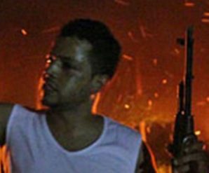One of the still unidentified armed gunmen (terrorist) who attacked the US Consulate in Benghazi, Libya. 