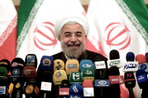 Iranian president-elect Hassan Rowhani all smiles after the deal between the US an Iran was signed. For Iran its a great deal. The agreed to something they had previously rule out - gaining a nuclear weapon. Which Iran said before it didn't want or need. 