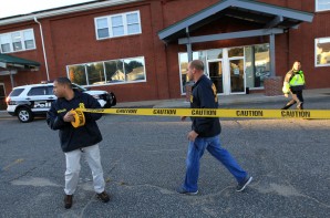 Federal agents tape off the  offices of the New England Compounding Center in Framingham, Mass., on Tuesday. The company's steroid medication has been linked to a deadly meningitis outbreak that killed 64 and sickened hundreds. 