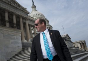 "Mr. Speaker, the American people are losing trust in their government. The continuous dragnet collection of data by the NSA is just one of the many reasons why", said Rep. Yoho. Pictured here wearing sunglasses. 