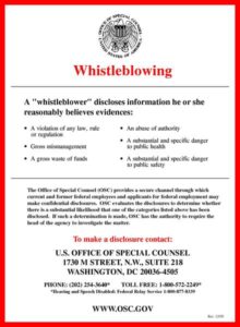 "Criminal Antitrust Anti-Retaliation Act extends whistleblower protections to employees who report criminal violations of the antitrust laws. These kinds of violations, which include price fixing, have a particularly pernicious impact on consumers", said Senator Leahy. But it doesn't protect persons wishing to blow the whistle on government or military corruption, fraud or criminality. 