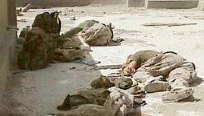 U.S. Soldiers slaughtered in  Fallujah, Iraq. 