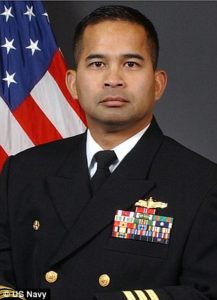 Misiewicz was deputy operations officer for the U.S. commander of the Seventh Fleet at the time of his arrest on bribery, fraud and releasing classified information.  