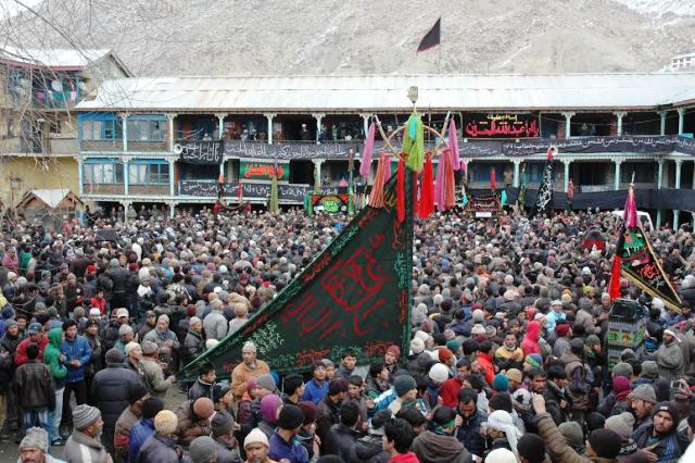 Thousands Participated In Chehlum-e-Hussaini in Kargil.-Pic by Mehboob Khan