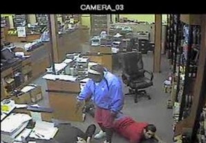 What NOT to do during a store robbery. 