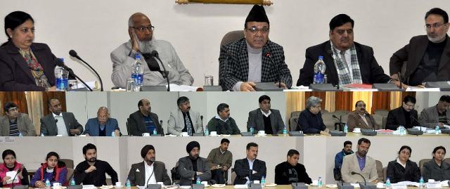  Minister for Finance and Ladakh Affairs Abdul Rahim Rather,  in pre-budget consultations 
