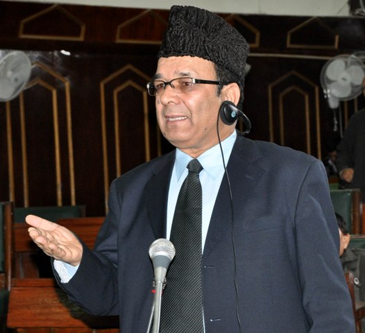 Minister for Finance and Ladakh Affairs, Abdul Rahim Rather