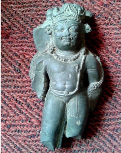 A rare stone sculpture of Shiva 