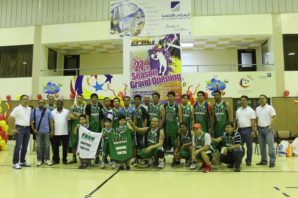 FAEC squad headed by Team Manager Edward Francis, (4th from left) with EPBL Commissioners’ Jun Sanchez, Edwin Caliboso and Alexander Dela Reyna.