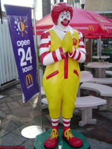 Wages slaves to the clown. McDonald's workers struggle in poverty making minimum wage as the corporation gets rich...