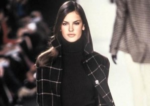 Facebook honey traps often feature fake profile pictures of extremely attractive people, for example "Alessandra Ambriosio", considered one of the most beautiful women on earth. Pictured here in Ralph Lauren ad 2001.