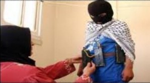 Taliban using children as suicide bombers - here a mum carefully outfits her child with a bomb in Palestine. Part of a suicide cult within Islam which is anti Quran. Promoted by jihadists and terrorists organizations including the Taliban...