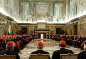 Board meeting of the Vatican Bank is "top heavy" with prominent members of the Catholic Church. They must be involved in money laundering in some way since the Vatican bank has been under investigation numerous times in 2010, 2011, and 2012. 