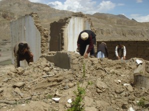 Green Lasht flood hit area