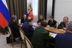 Putin meets with defense procurement board. Photo: the Presidential Press and Information Office. Kremlin