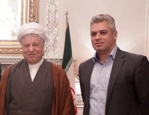 Ayatollah Rafsanjani with Eldarm Mamedov, Tehran Oct. 2013