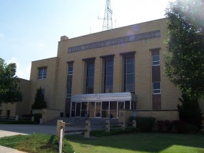 Ellis County Court House building in Hays, Kansas. 