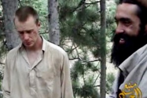 Sgt. Bergdahl with evidence  showing he was hit or beaten on this “proof of life” video  which aired on Al-Jazzera TV last year.  Now he is being hunted at home by angry people who want him prosecuted for leaving his post in the first place? This has culminated in unspecified threat made against his parents in Idaho - the FBI is investigating!