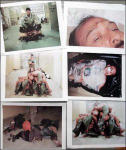 Torture by US military personnel in Iraq. 