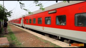 A File Photo of India's Premier Train, Rajdhani Express 