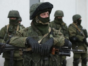 Russian troops in Ukraine. 