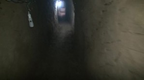 Tunnel showing lighting. 