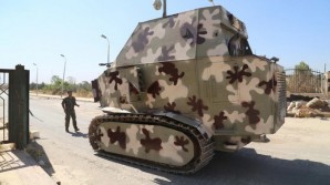 Kurdish homemade tank. Image from Twitter‏ @Vieze_Freddy