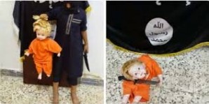 ISIS using dolls to train children as young as 7 to behead human beings...