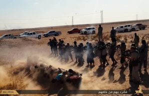 ISIS mass murder in Iraq. Sick! Who is more sick - the United States for spawning ISIS terrorist by secretly training and equipping them to fight in Syria or the ISIS terrorist themselves who commit atrocities everyday so much so they consider it totally normal? 