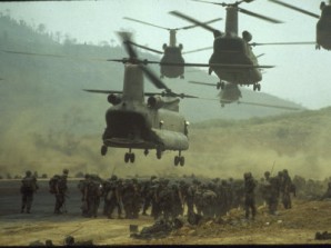Chinook in Vietnam circa 1971. 
