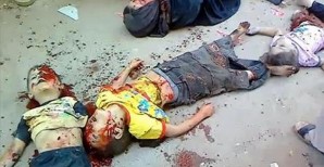 Slaughtered innocence in Iraq! Christian children are killed without mercy by ISIS, which leaves their bodies in the streets to be eaten by dogs and birds.  