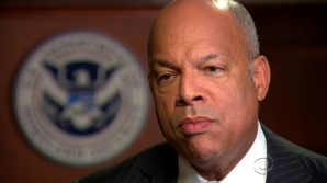 DHS secretary discussing the threat posed by terrorists, including those issues specific to water on a recent news broadcast. 