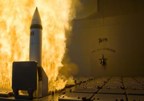 Aegis Missile launch. 