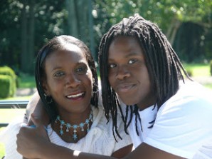 Deshon and his mother