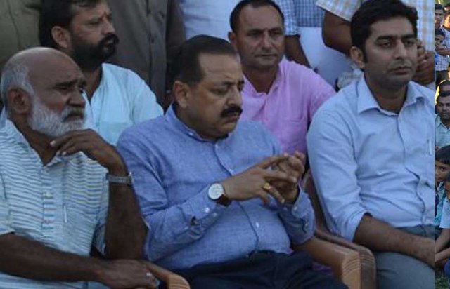 Minister of State for Science and Technology (Independent Charges),Dr Jitendra Singh  visited Relief camps 
