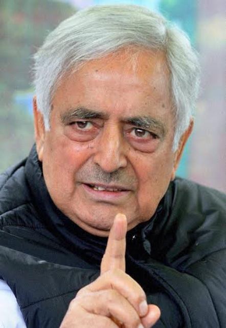 Peoples Democratic Party (PDP) Patron Mufti Mohammad Sayeed 