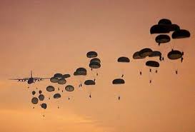 US Army Airborne drop. 