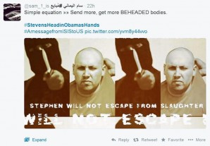 ISIS tweet taunts President Obama. 